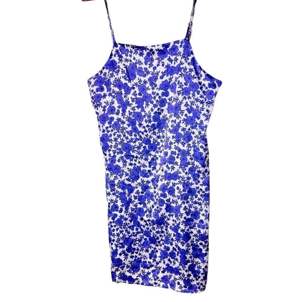 NWT ANGL Jolie + Joy Purple Floral Mini Dress Large